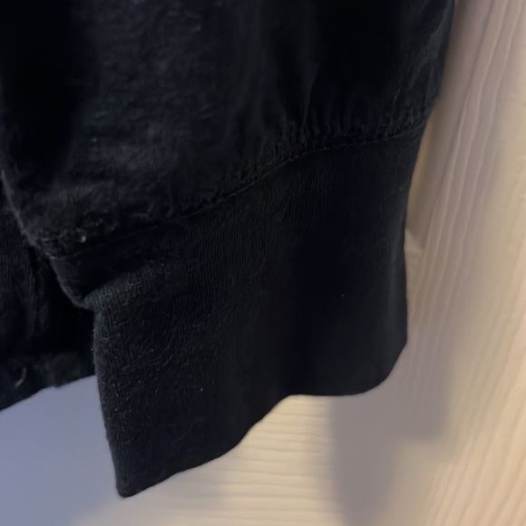 Women’s Long-Sleeve T-Shirt Tee Cuffs Navy Blue Casual or Pyjama Wear Worn Once - Picture 4 of 5